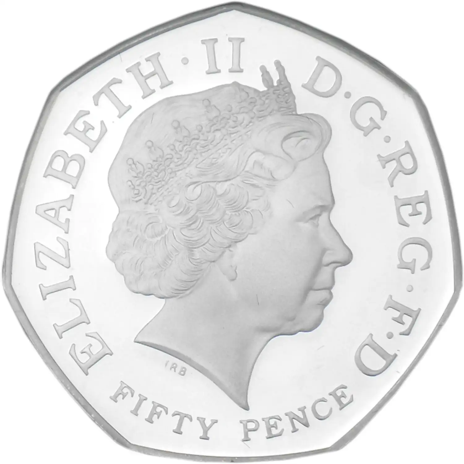 Kew Gardens 50p Coin Obverse